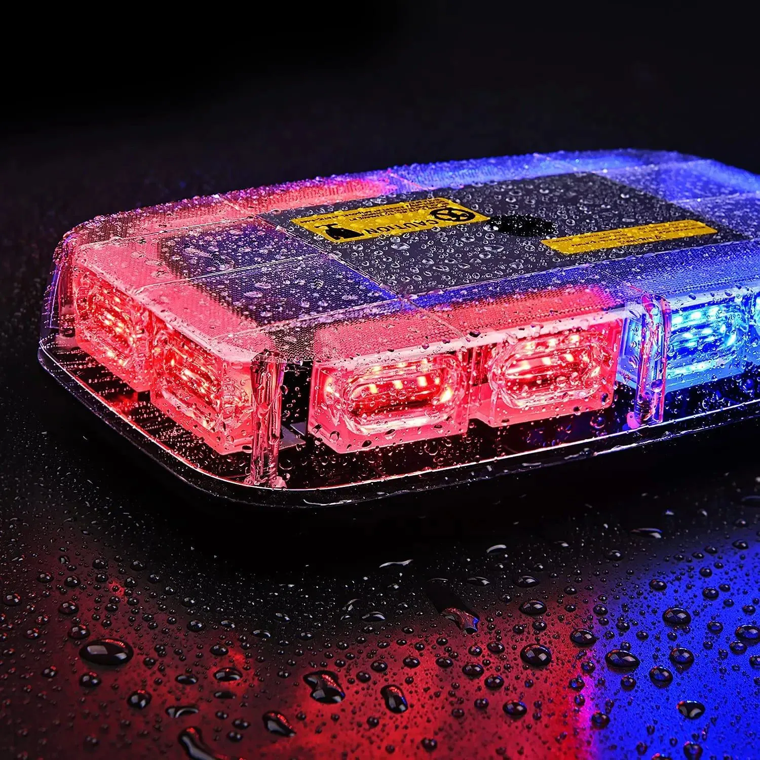 12 Inch 48 Leds Roof Top Blue Red Emergency Strobe Light