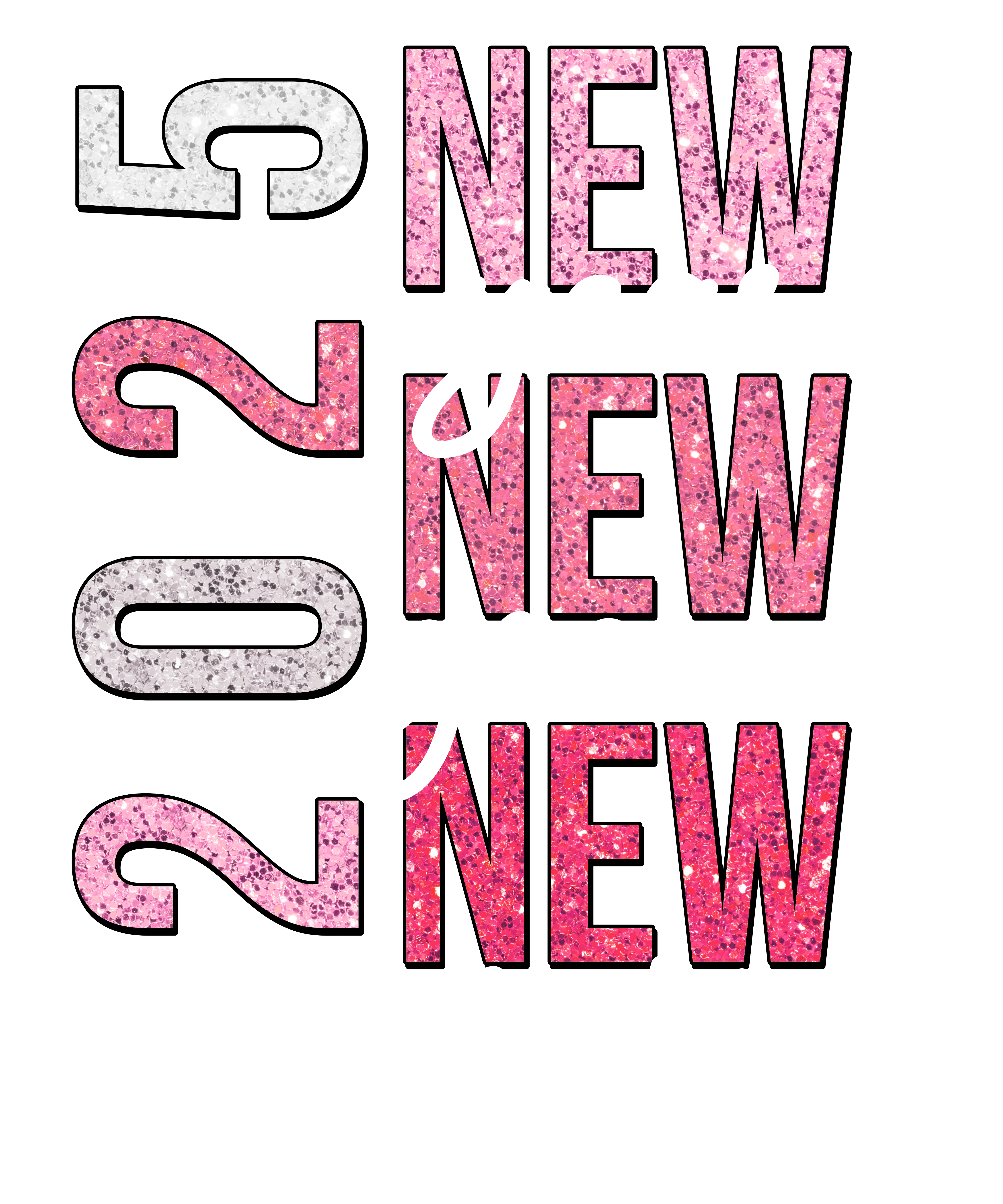 2025, new years, heat transfer, press and peel
