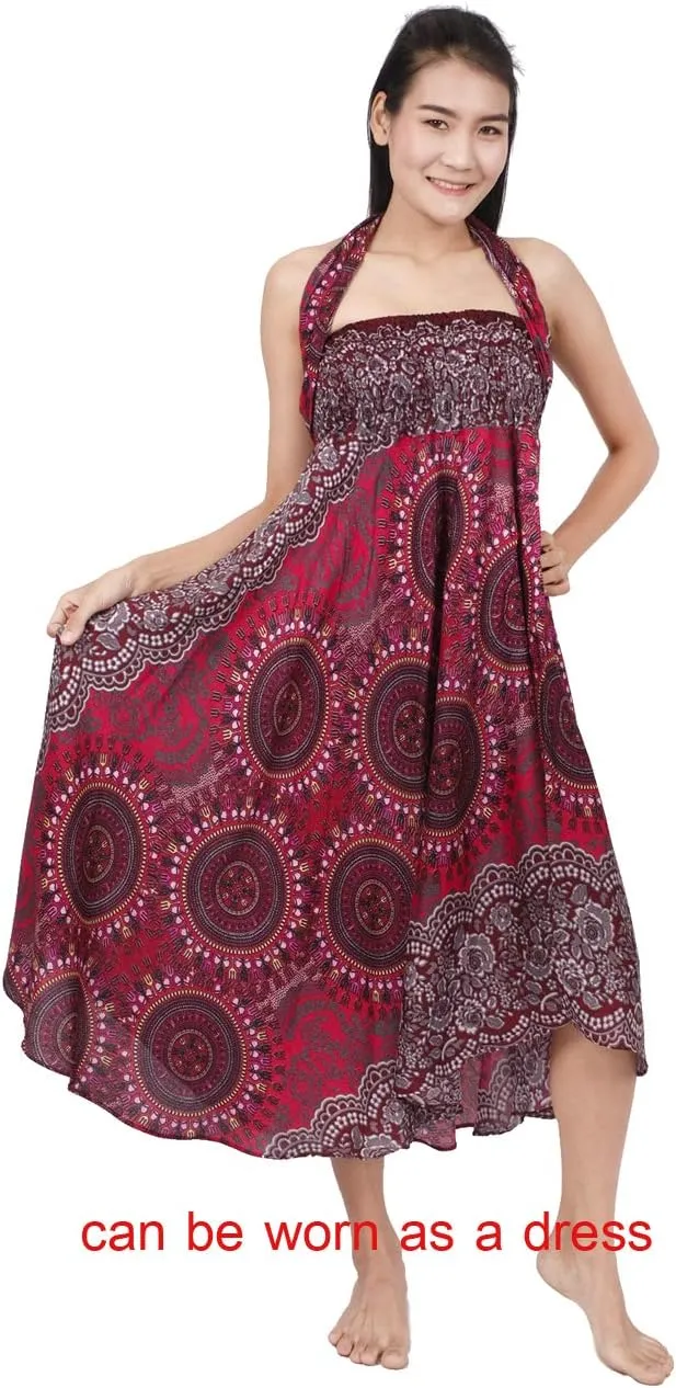 Banjamath Women's Long Bohemian Style Gypsy Boho Hippie Skirt