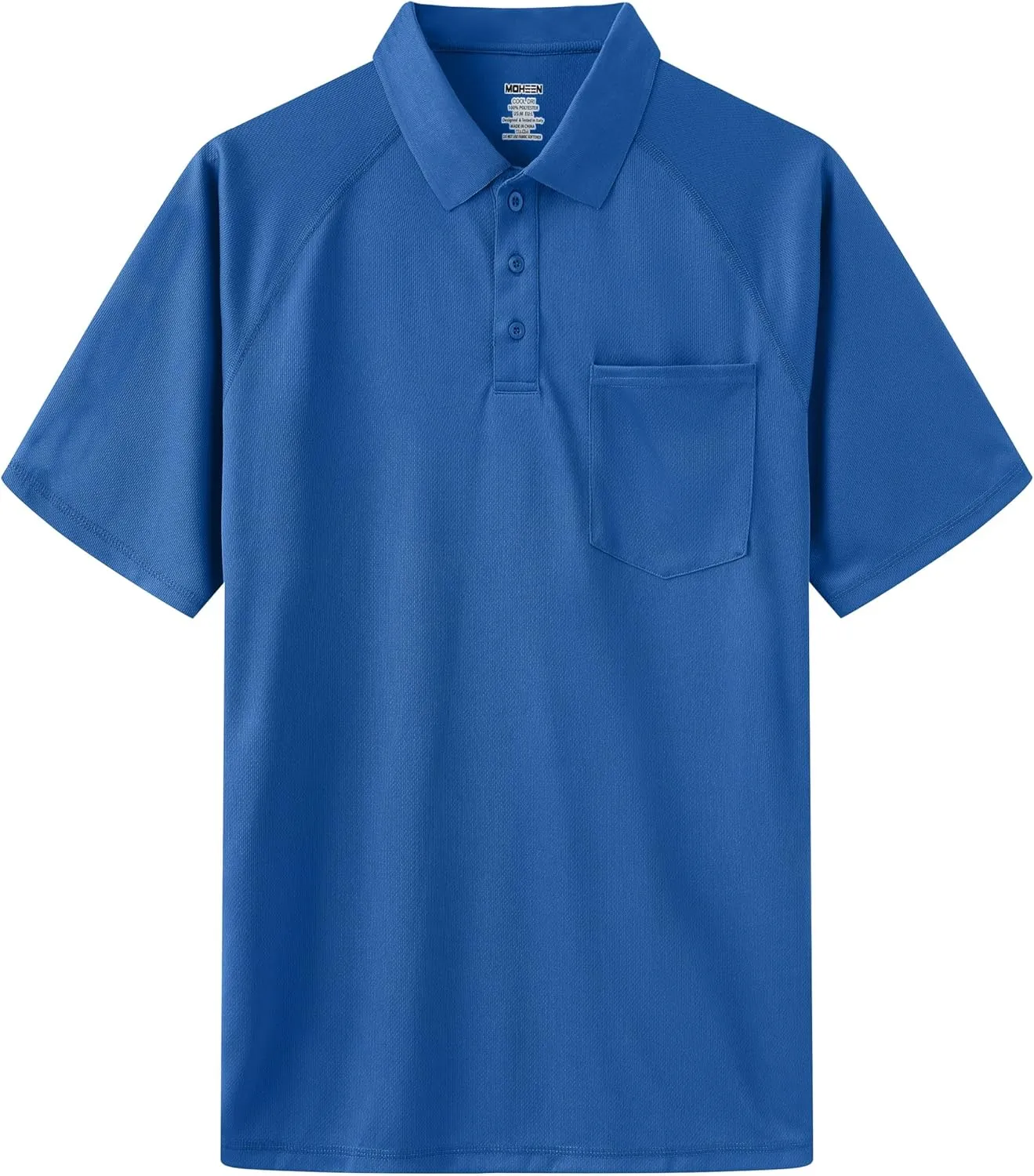 Corna Men's Golf Polo Shirts Short Sleeve Quick Dry Fit Moisture Wicking Running Athletic Big & Tall Performance Soft