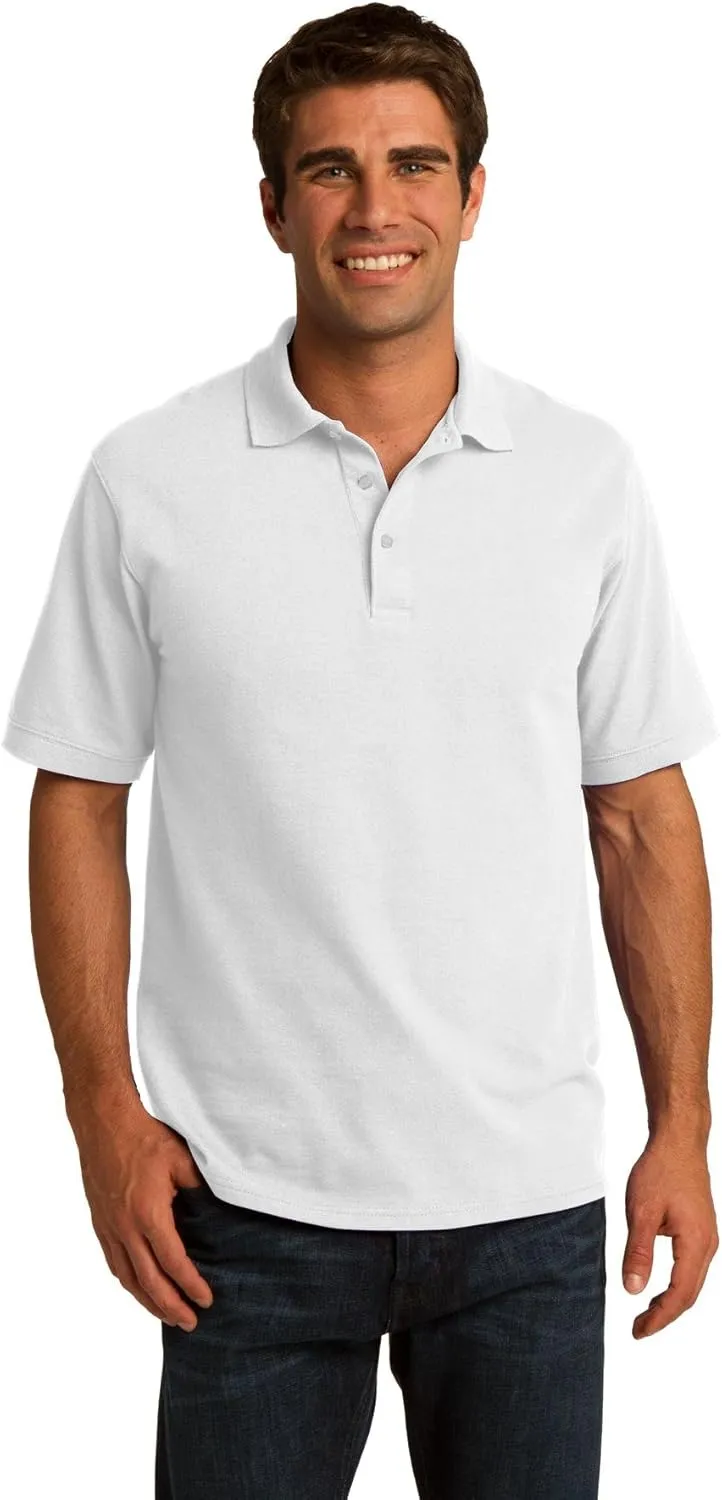 Port & Company Men's 50/50 Pique Polo