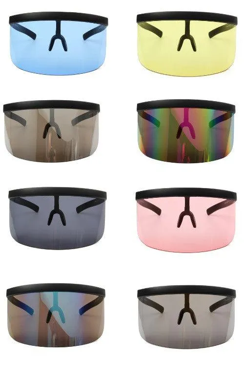 "Fashion Trendy" Visor Sunglasses