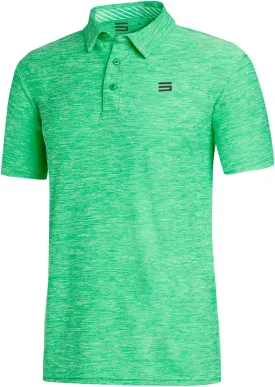 Three Sixty Six Golf Shirts for Men - Dry Fit Short-Sleeve Polo, Athletic Casual Collared T-Shirt