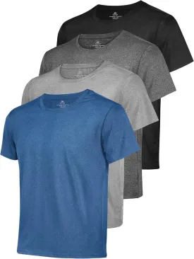 URATOT Men's Workout Shirts Short Sleeve Dry Fit Athletic T-Shirts Moisture Wicking Running Gym Active Lightweight Tee Top